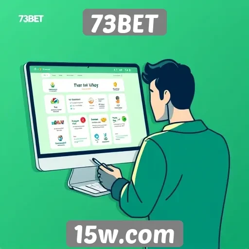 Experiência do usuário no site 73BET